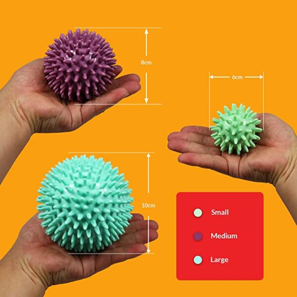 ResultSport Spiky Massage Ball (3 Pack) - Image 2