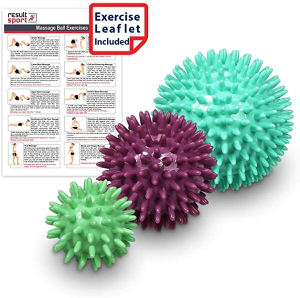 ResultSport Spiky Massage Ball (3 Pack) - Image 3