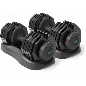 BRAINGAIN 40kg Adjustable Dumbbells (Pair)