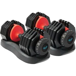 BRAINGAIN 24kg Adjustable Dumbbell (Pair)