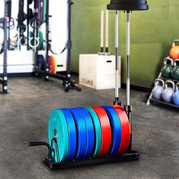 Yaheetech Horizontal Weight Plate Rack - Image 3