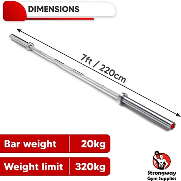 Strongway 20KG Olympic Bar - Image 2