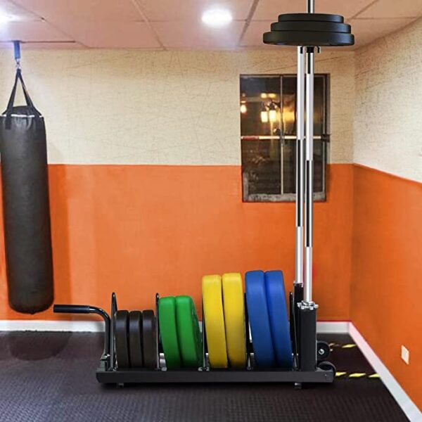 Yaheetech Horizontal Weight Plate Rack - Image 4