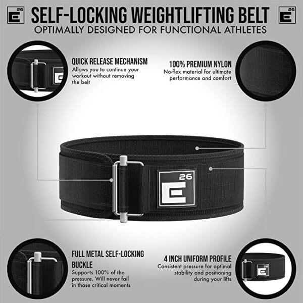 Element 26 Self-Locking Weight Lifting Belt - Image 4