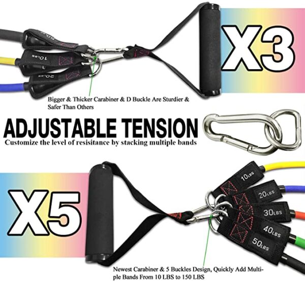 TheFitLife Resistance Bands (Handles) - Image 4