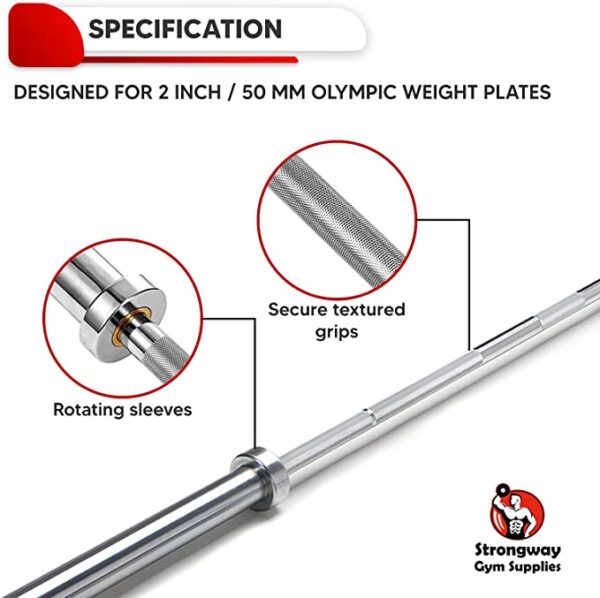 Strongway 20KG Olympic Bar - Image 3