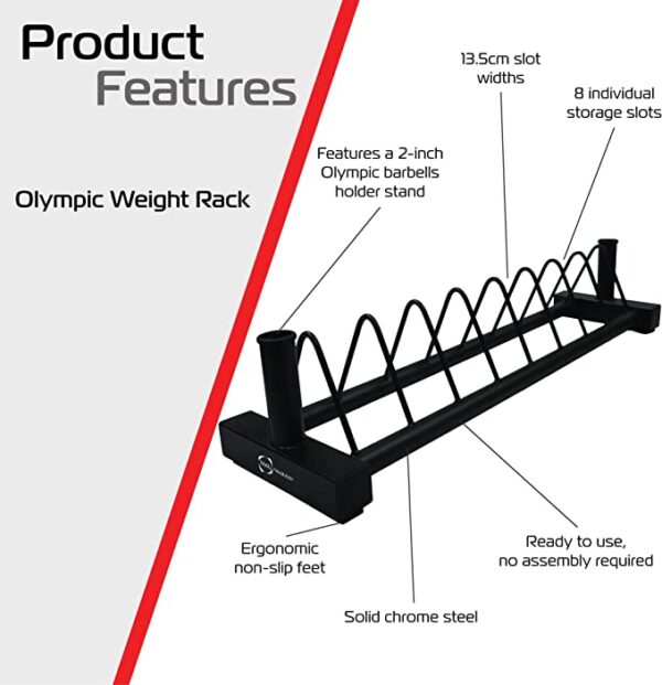 Body Revolution Olympic Weight Rack - Image 4