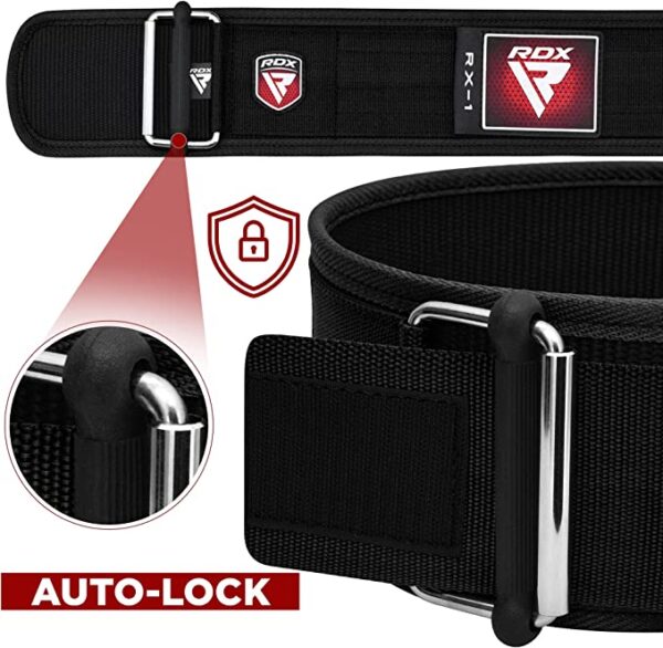 RDX Belt Auto Lock (4” Padded Back Support) - Image 2