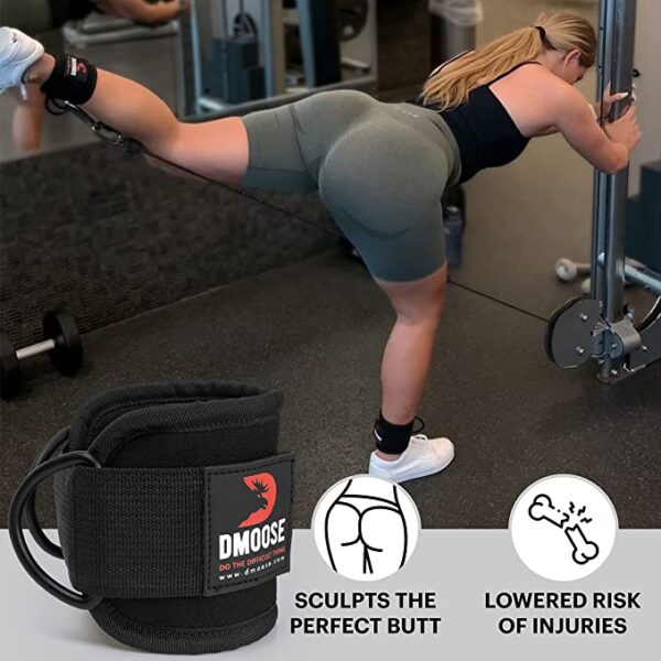 DMoose Ankle Straps for Cable Machine - Image 2