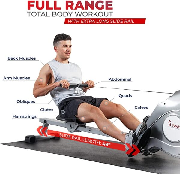 Sunny H&F Magnetic Rowing Machine - Image 4