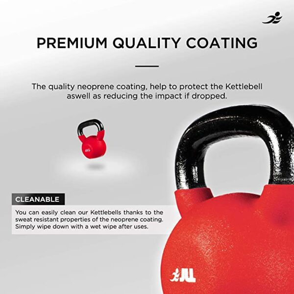 JLL Neoprene Covered Kettlebells - Image 3