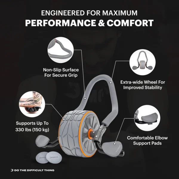 DMoose Ab Roller Wheel With Elbow Support - Image 2