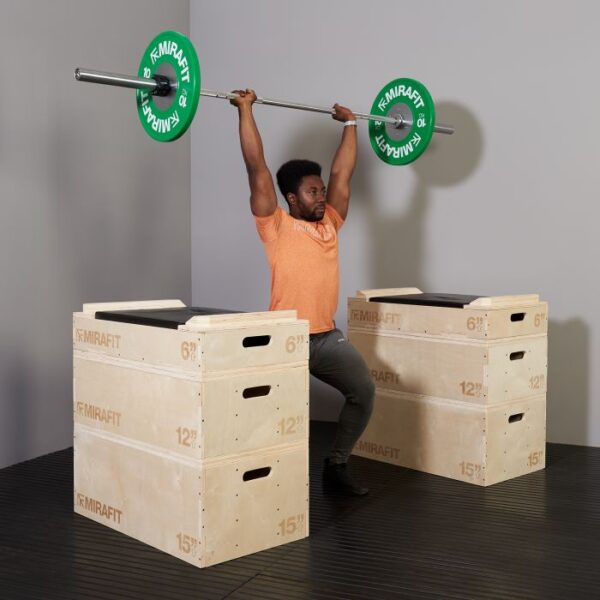 Mirafit Olympic Weightlifting Jerk Blocks - Image 2