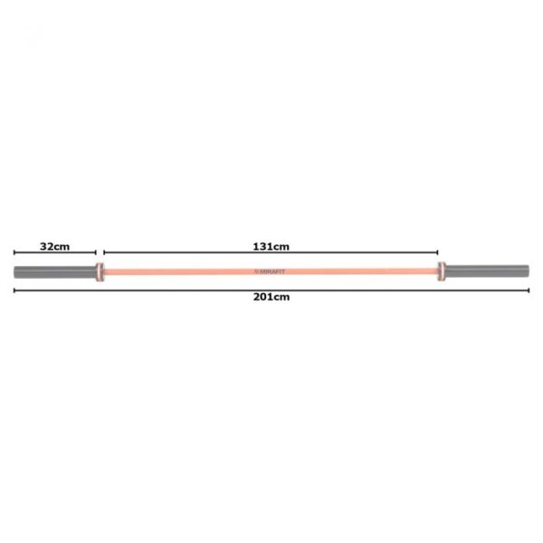 Mirafit M3 Women's 15KG Olympic Barbell - Image 3