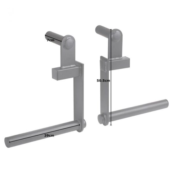 Mirafit Mini Farmers Walk Handles - Image 3