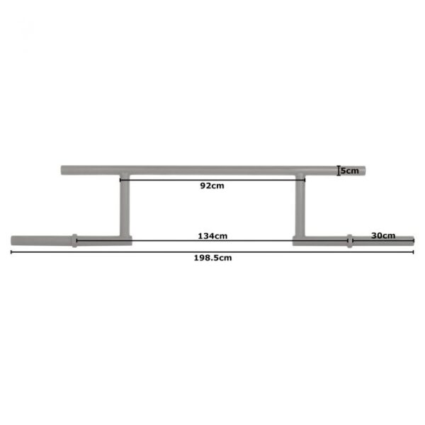 Mirafit Olympic Cambered Bar - Image 3