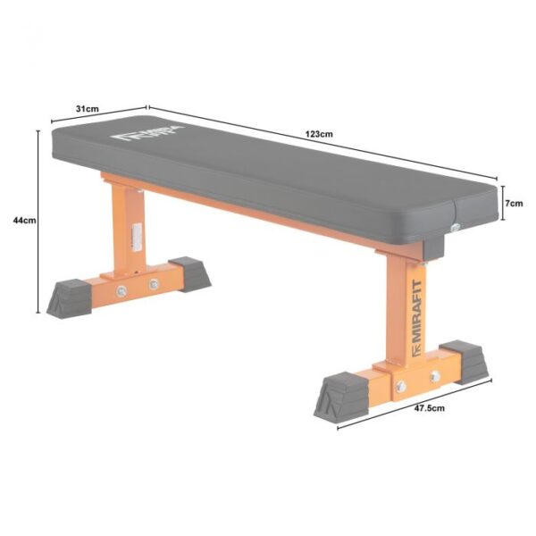 Mirafit M2 Flat Weight Bench - Image 4